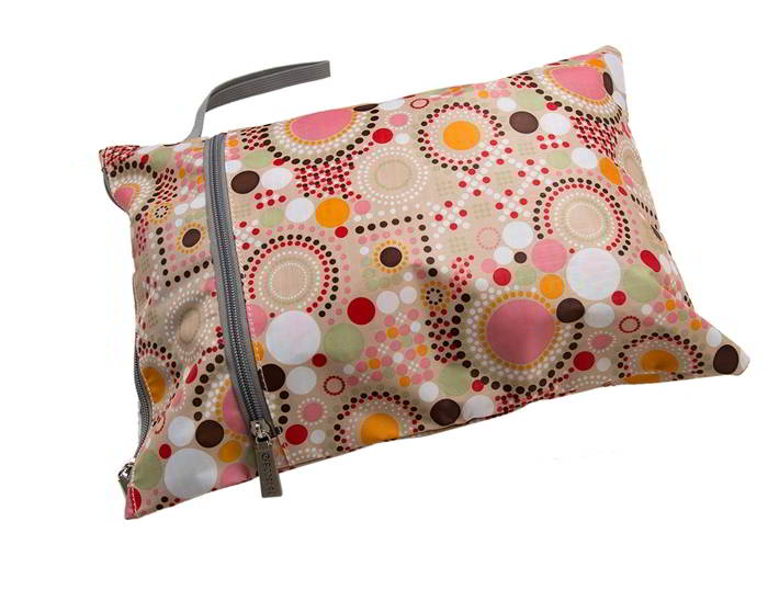 Ecosusi กระเป๋าคุณแม่ กระเป๋าสัมภาระคุณแม่ กระเป๋าแม่ลูกอ่อน แขวนรถเข็นเด็กได้ หิ้ว สะพายไหล่ได้ (Pink)