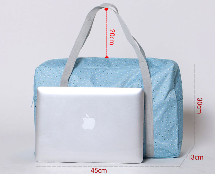 DINIWELL กระเป๋าเดินทางพับเก็บได้ อเนกประสงค์ เพื่อการเดินทาง ท่องเที่ยว ปรับสายสะพายได้ เสียบที่จับของกระเป๋าเดินทางได้ น้ำหนักเบา มีซิปรูดตอนพับเก็บ