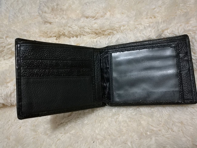 กระเป๋าสตางค์หนังแท้ GIOSS LEATHER /ของใหม่/