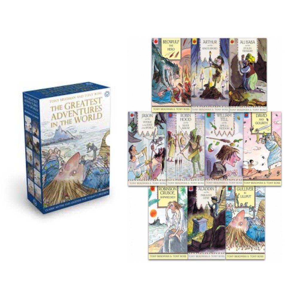 The Greatest Adventures in the World : 10 Book Box Set เซตหนังสือการผจญภัยคลาสสิก 10 เล่ม พร้อมกล่อง