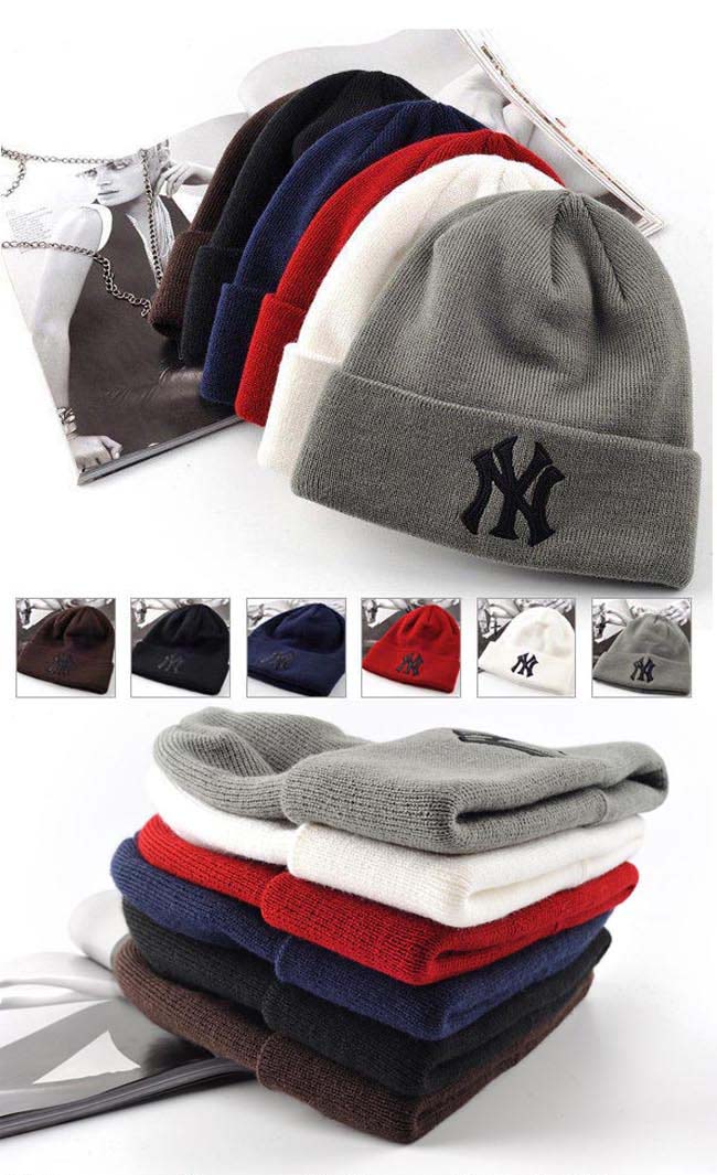 หมวกไหมพรม NY ไหมหนานิ่ม มีหลายสี (ของใหม่)
