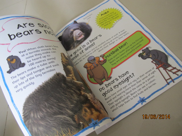 Miles Kelly : First Questions And Answers - Why do bears go fishing? หนังสือคำถามแรกและคำตอบ - ทำไมหมีถึงจับปลาได้