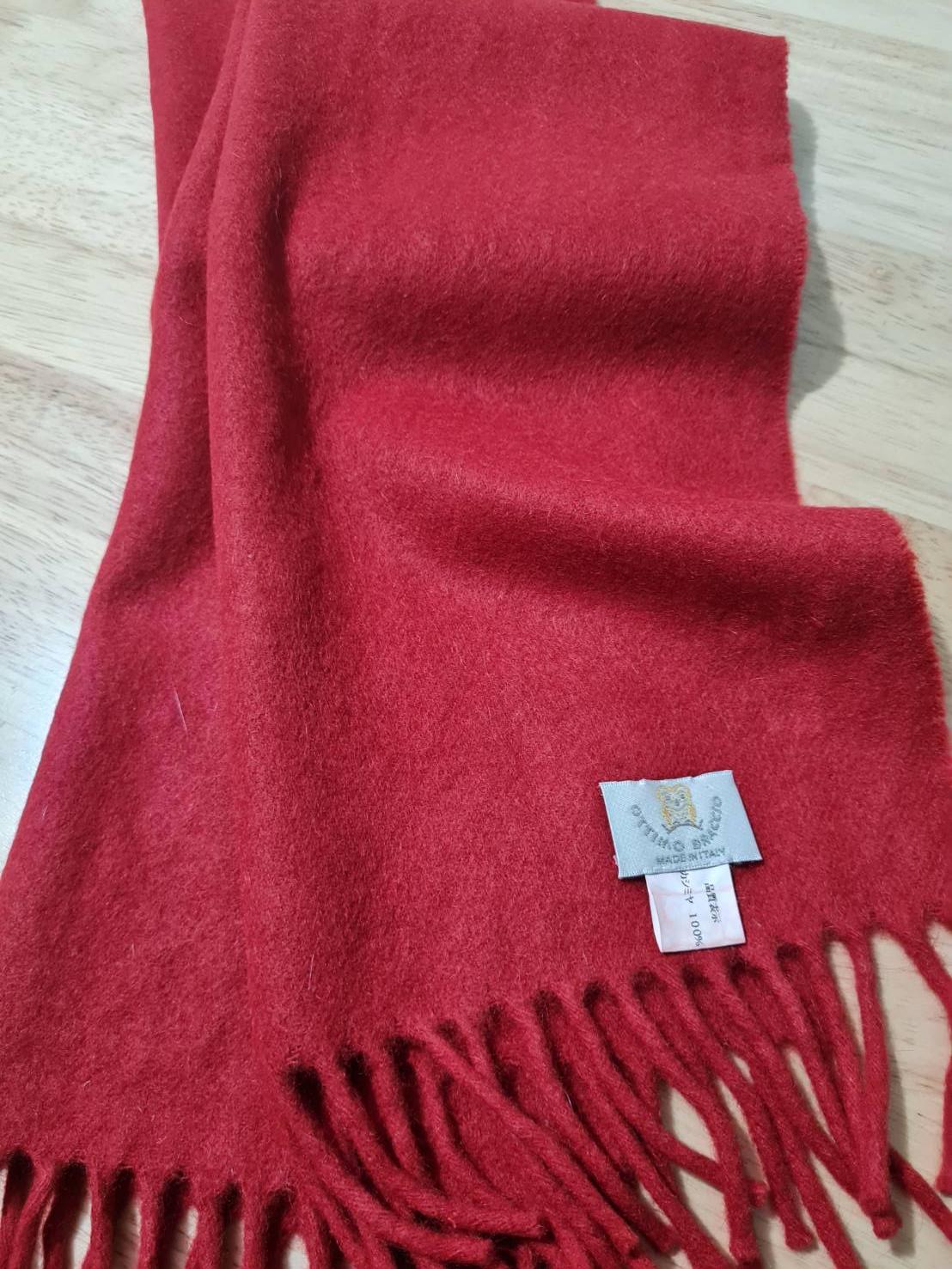 ผ้าพันคอแคชเมียร์ OTTIMO BRACCIO Made in ITALY(มือ1)