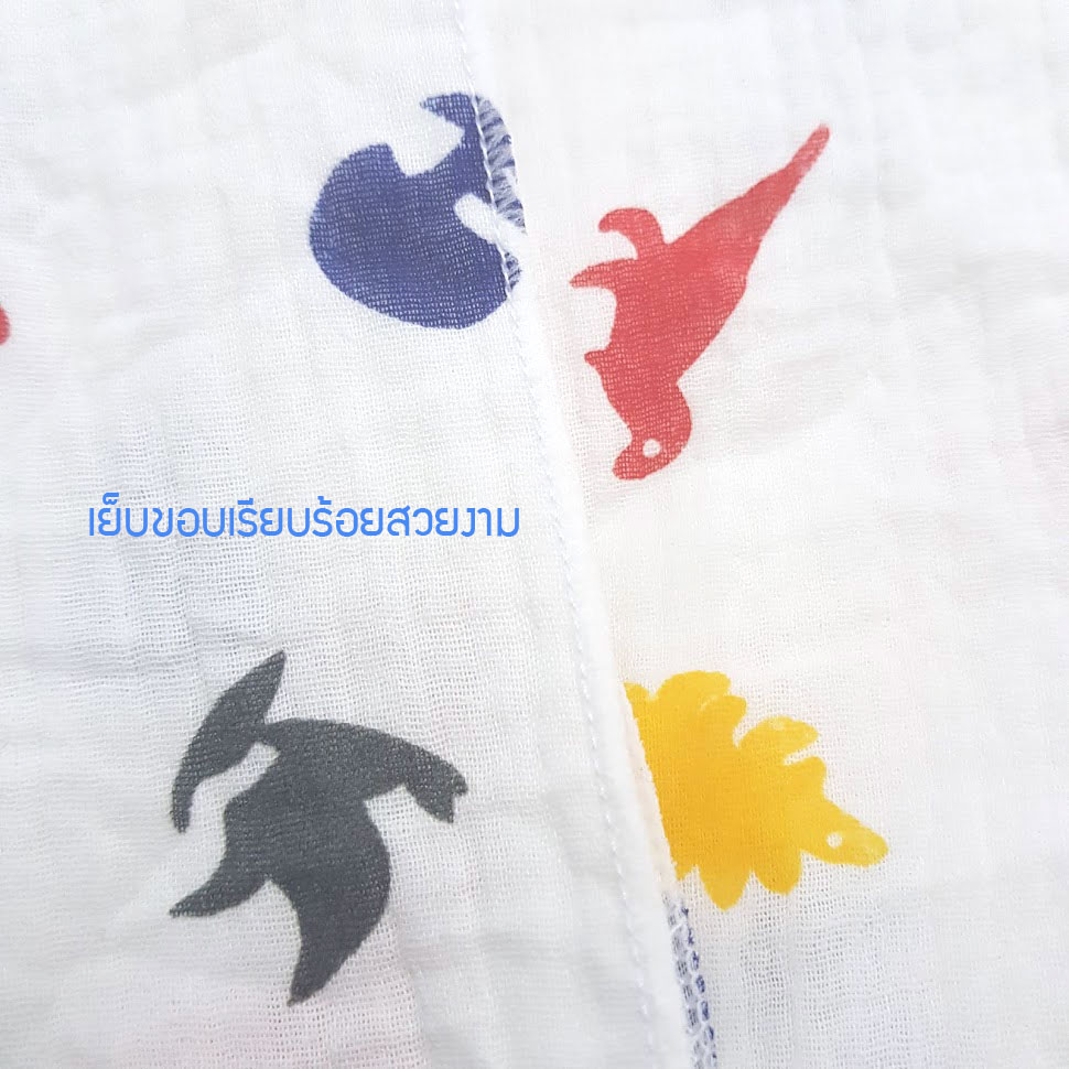 [แพ็ค 3 ผืน] ผ้าอ้อมเด็กสาลู NanaBaby ฝ้ายมัสลิน100% ห่อตัว ขนาด 27*27 นิ้ว เกรดพรีเมี่ยม