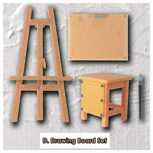 กาชาปองมาสคอทชุดวาดศิลปะ Miniature Art Set Mascot