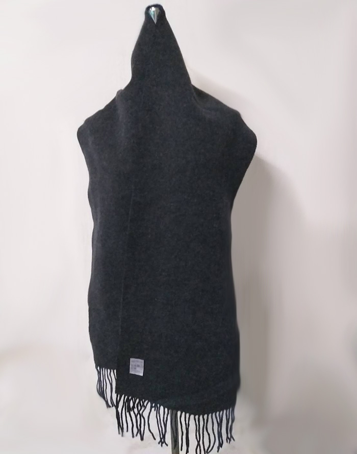 ผ้าพันคอขนสัตว์ BEAMS หนา อุ่นถึงติดลบ (ของใหม่)