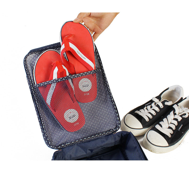 DINIWELL กระเป๋าใส่รองเท้าสำหรับเดินทาง หรือเล่นกีฬา ผลิตจากโพลีเอสเตอร์คุณภาพดี กันน้ำ มี 5 สี 5 ลายให้เลือก