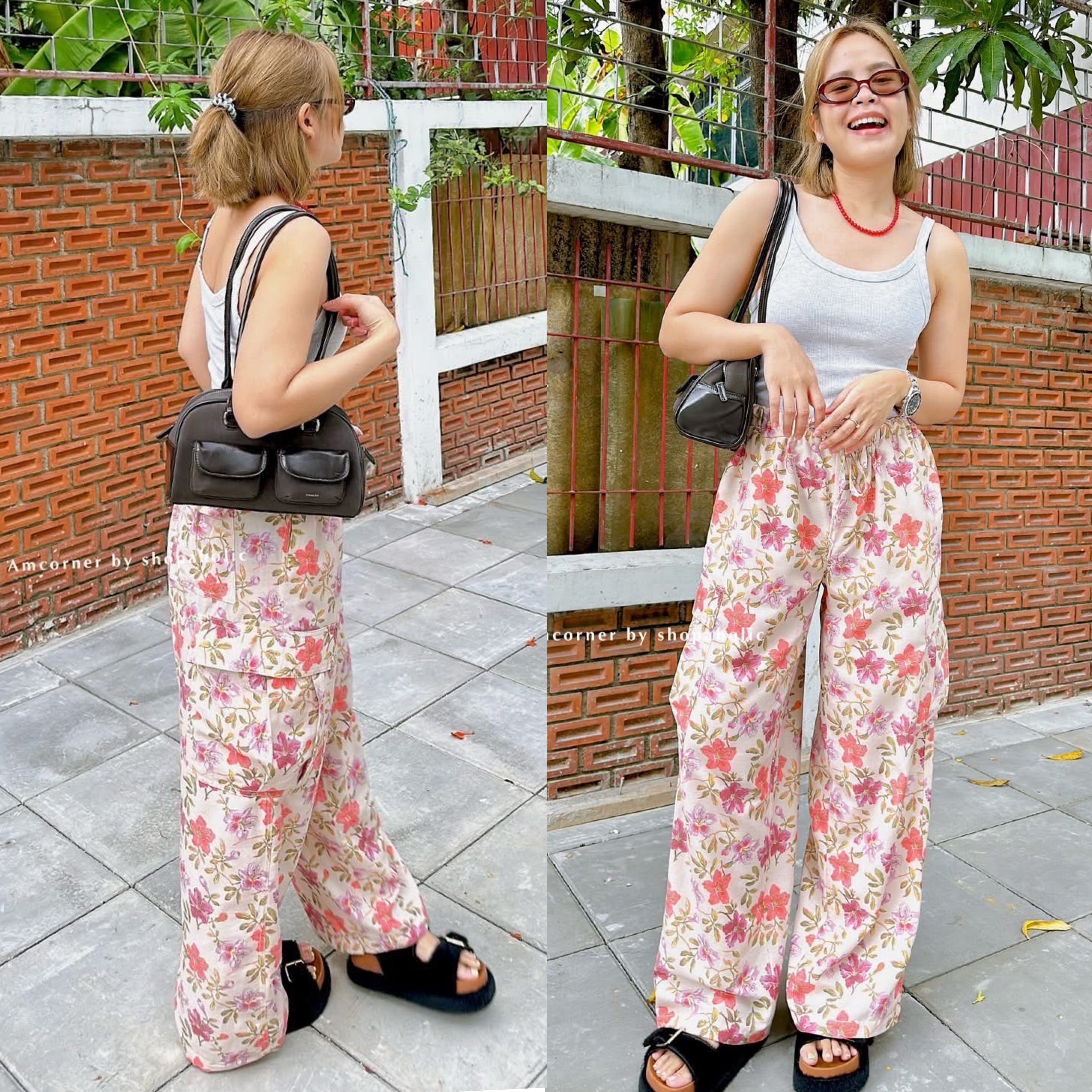 กางเกงขายาว ทรงกระบอก ด้านบนเป็นกระดุม+ซิปซ่อนด้านหน้า เอวด้านหลังเป็นยางยืด ใส่สบาย : สินค้าคุณภาพ (พร้อมส่ง)