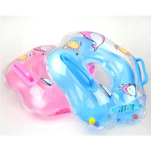 ห่วงยางสวมคอว่ายน้ำ สำหรับทารก ยี่ห้อ ABC ลายปลาโลมา