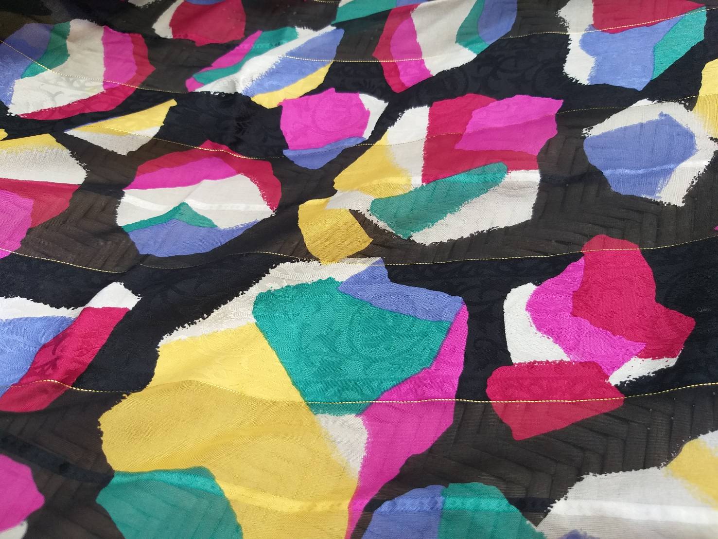 ผ้าคลุมไหล่ 100% Silk PIERRE BALMAIN