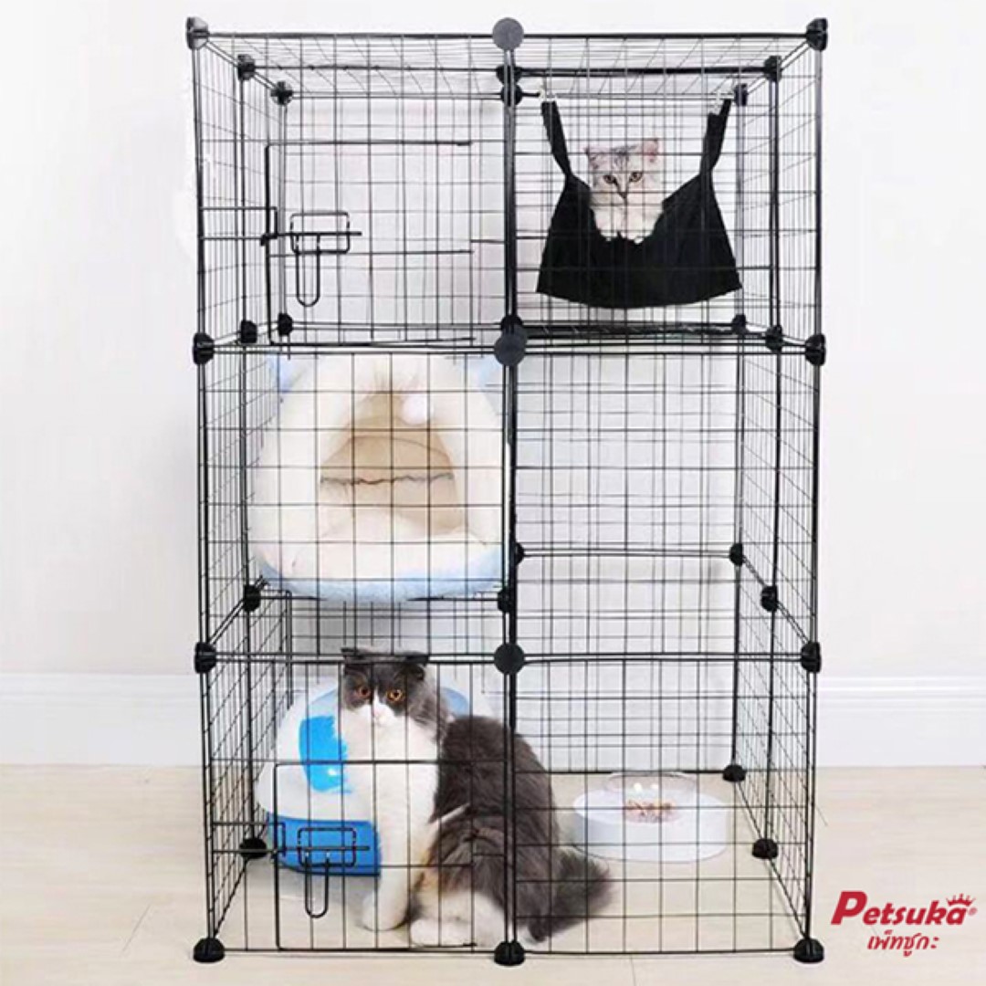 คอกกั้นอเนกประสงค์ Petsuka สำหรับสัตว์เลี้ยง ขนาด L