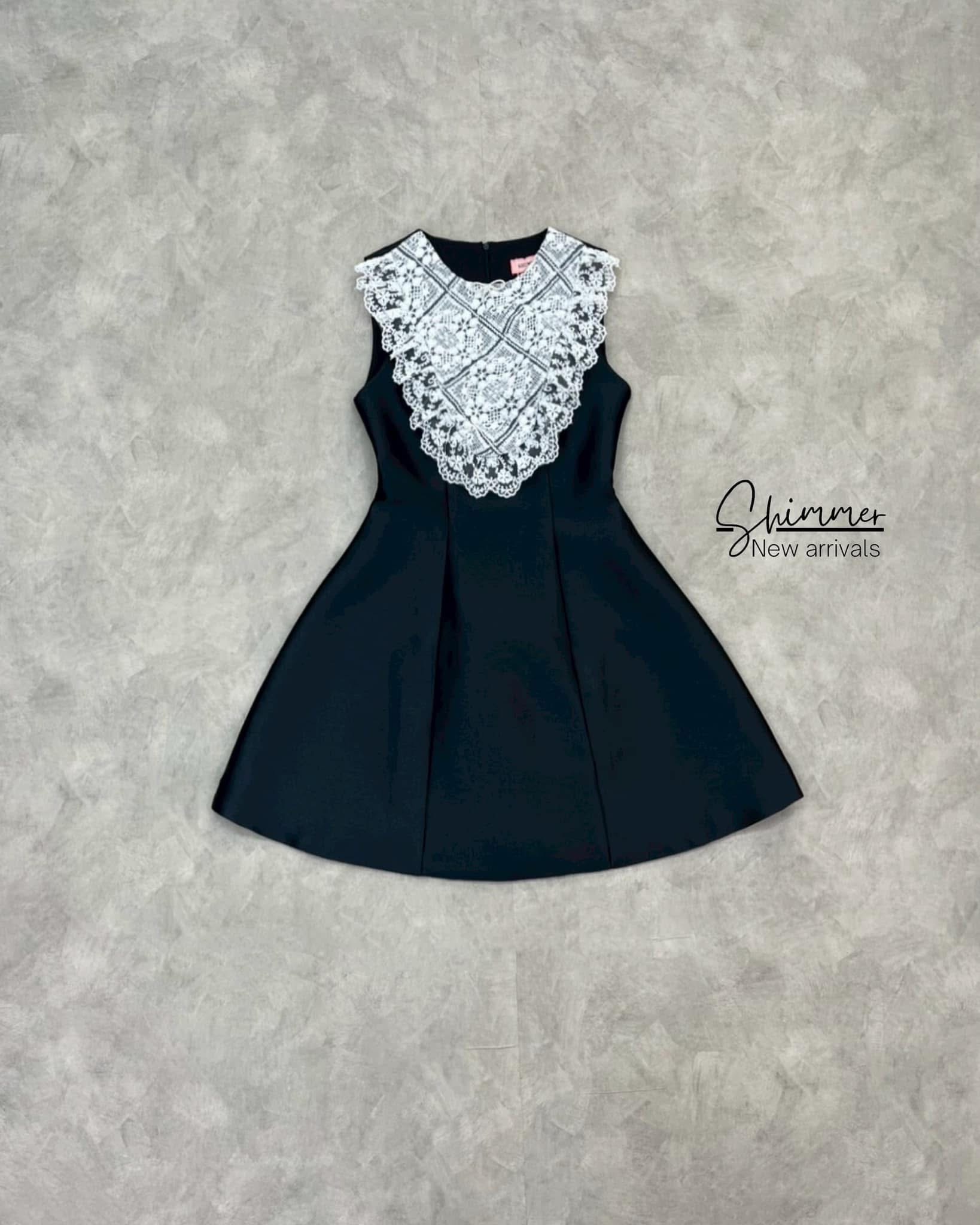 มินิเดรสแต่งลูกไม้ ดีไซน์สวยน่ารักให้ลุคคุณหนูสุดๆ ใส่สบาย : สินค้าคุณภาพ (พร้อมส่ง)