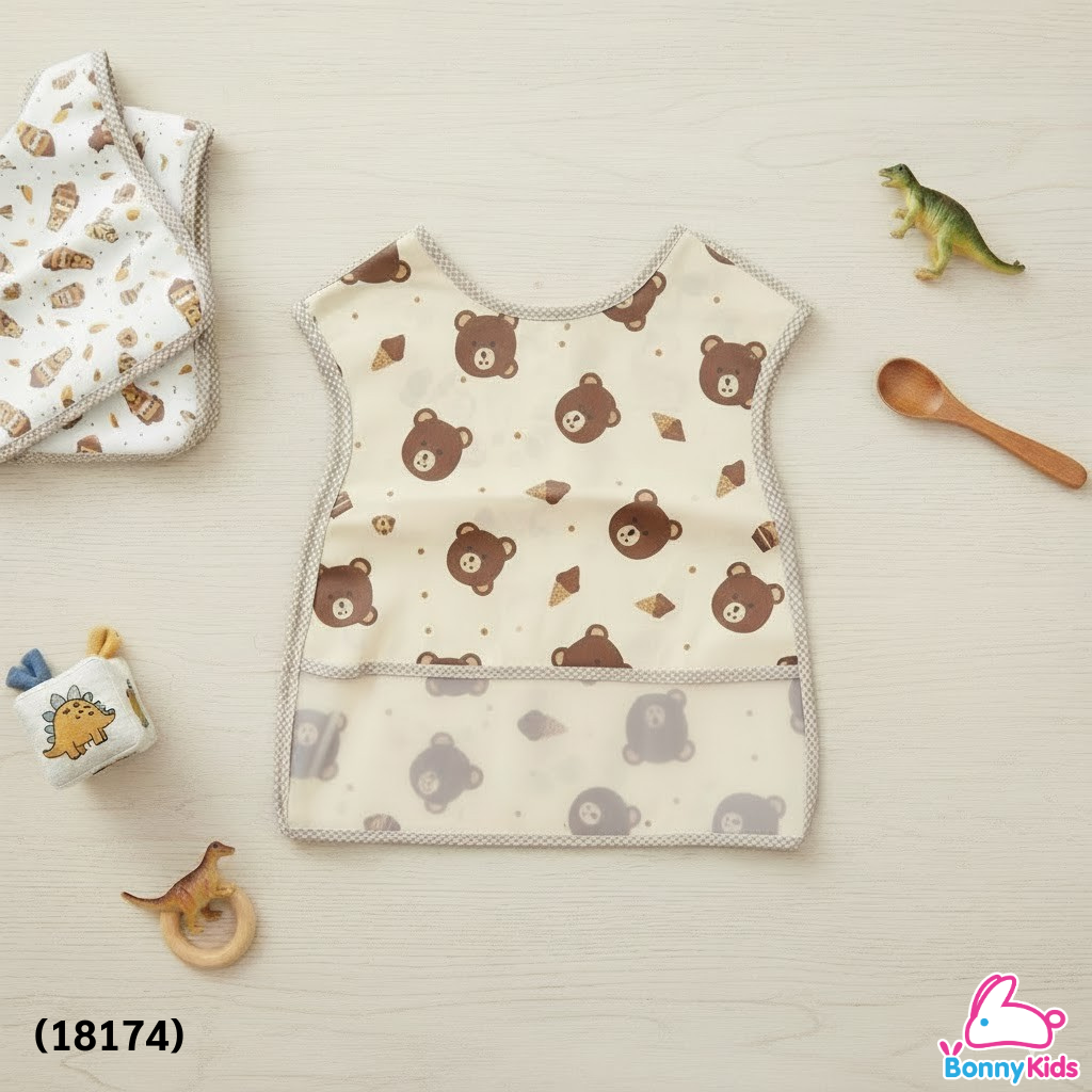 Lieto ผ้ากันเปื้อนทรงเสื้อกั๊ก สำหรับเด็ก 5 เดือนขึ้นไป