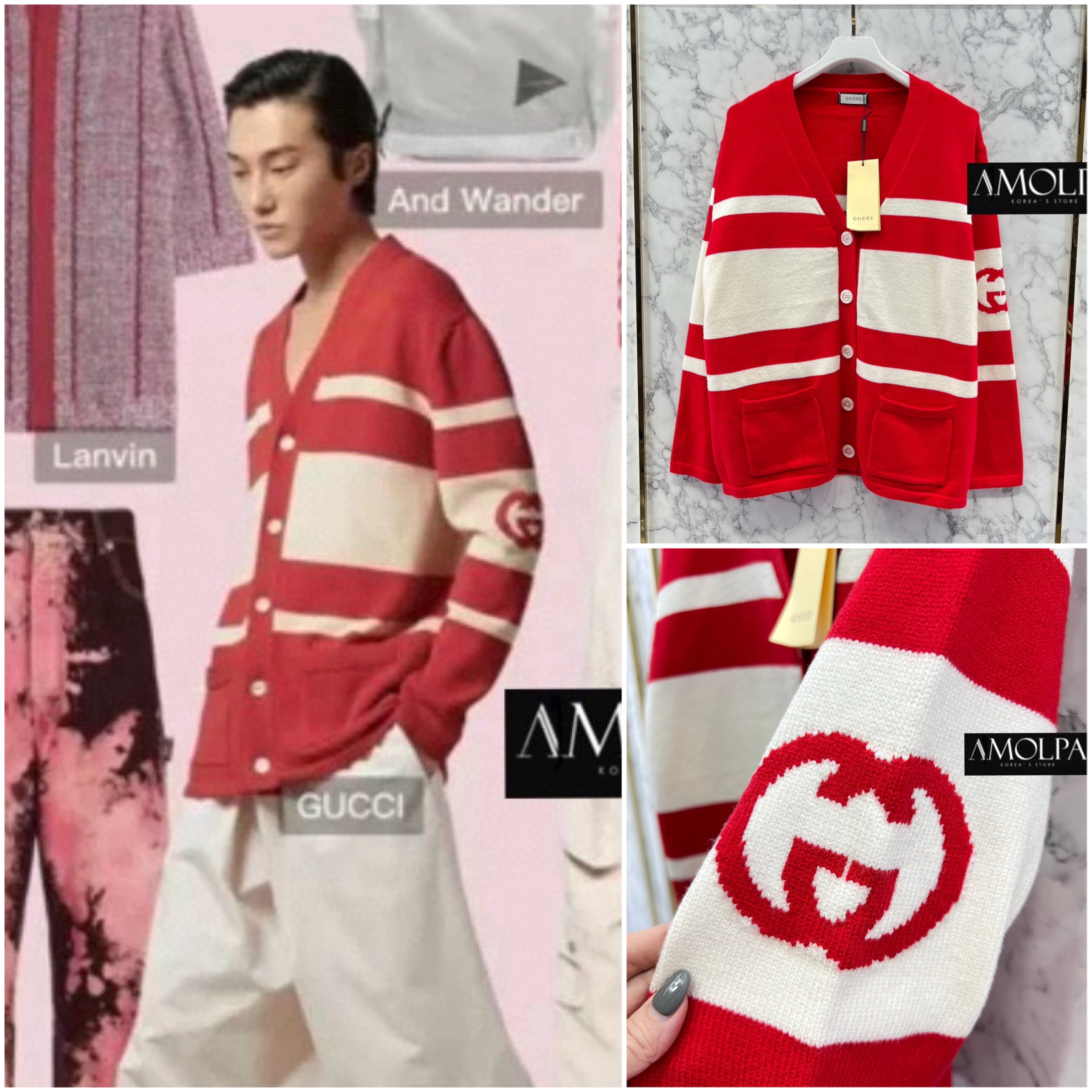 เสื้อไหมพรมคาดิแกน เกรดไฮเอน หนานุ่ม GUCCI KNIT เนื้อผ้าดีม๊าก ผ้าใส่สบายมากกกก ห้ามพลาดเลยนะคะ ใส่สบายสุดๆ : สินค้าคุณภาพ (พร้อมส่ง)