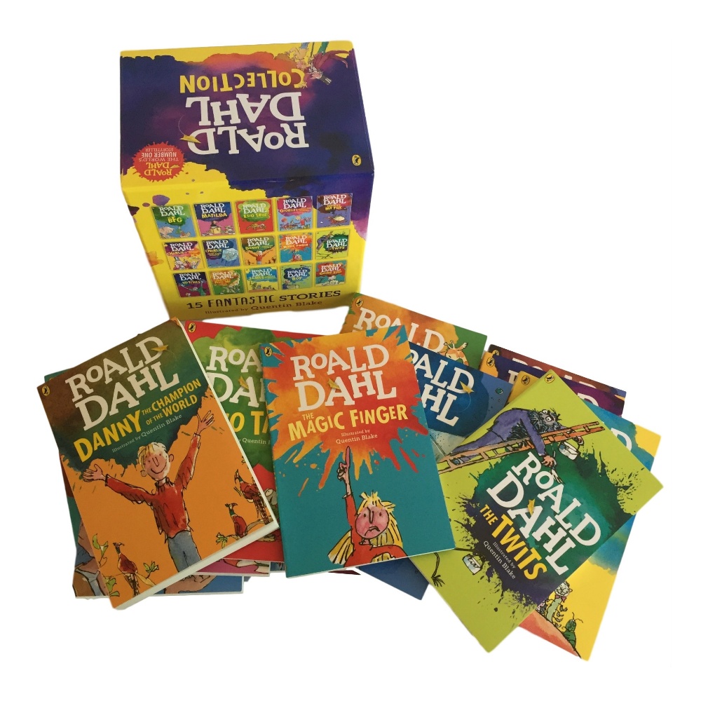 Roald Dahl & Quentin Blake - 15 Book Fantastic Stories Collection : เซตหนังสือปกอ่อน 15 เล่ม โรอัล ดาห์ล