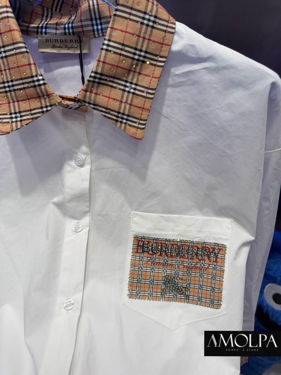 SHIRT BB งาน hiend คอตตอล 100 คอลเลคชั่นใหม่ ตัวเสื้อเป็นเชิ้ต BURBERRY งานสวยม๊ากกกก ใส่สบาย : สินค้าคุณภาพ (พร้อมส่ง)