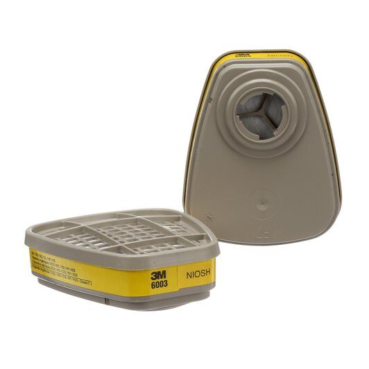 3M รุ่น 6003 ตลับกรองไอระเหยสารตัวทำละลายและไอกรด