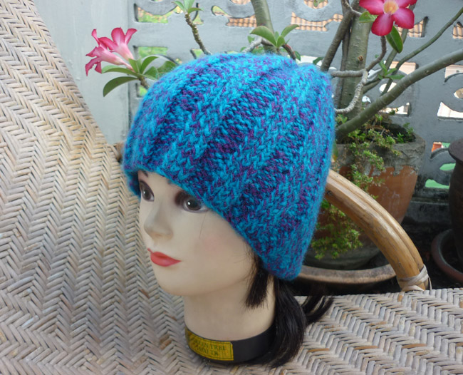 หมวกไหมพรม 100% wool Amina Made in NEPAL