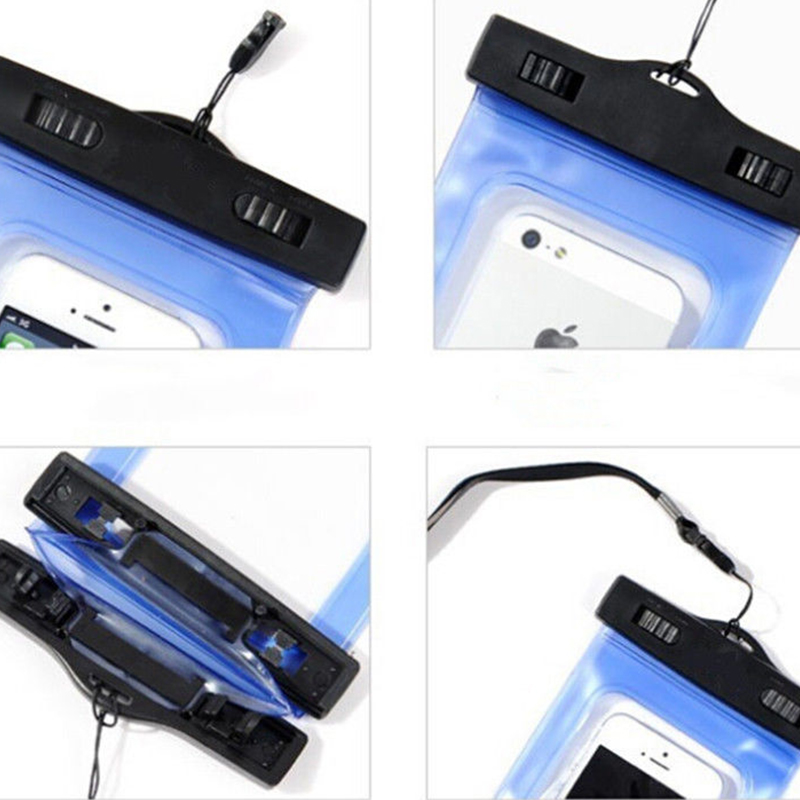 สุดคุ้ม ซองกันน้ำมือถือคุณภาพดี ป้องกันสิ่งสกปรก อยู่ในน้ำยังทัชสกรีน ถ่ายรูป หรือวิดีโอได้ชัดเจน ผลิตจาก PVC ใส ใส่มือถือได้ทุกขนาด มีสายห้อยคอ