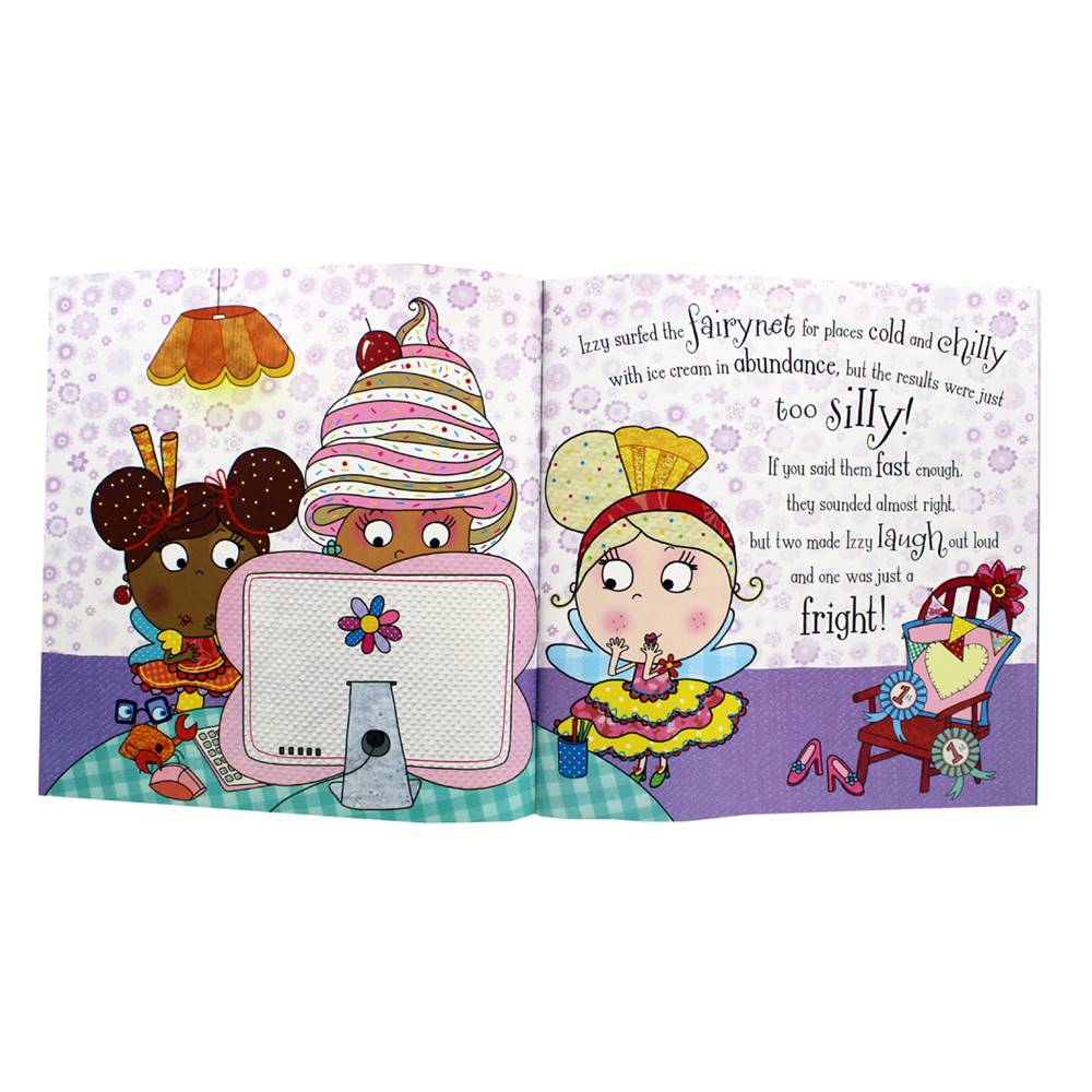 Nick Page & Clare Fennel : Sweet Fairy Friends : Izzy The Ice Cream Fairy : อิซซี่นางฟ้าไอศครีม นิทานภาพ ปกอ่อน เล่มโต Make Believe Ideas