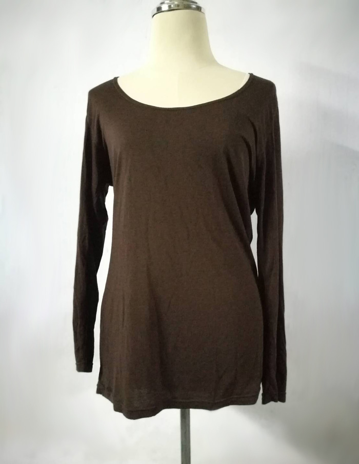 เสื้อฮีทเทคหญิง สีน้ำตาล Uniqlo Sz L-XL