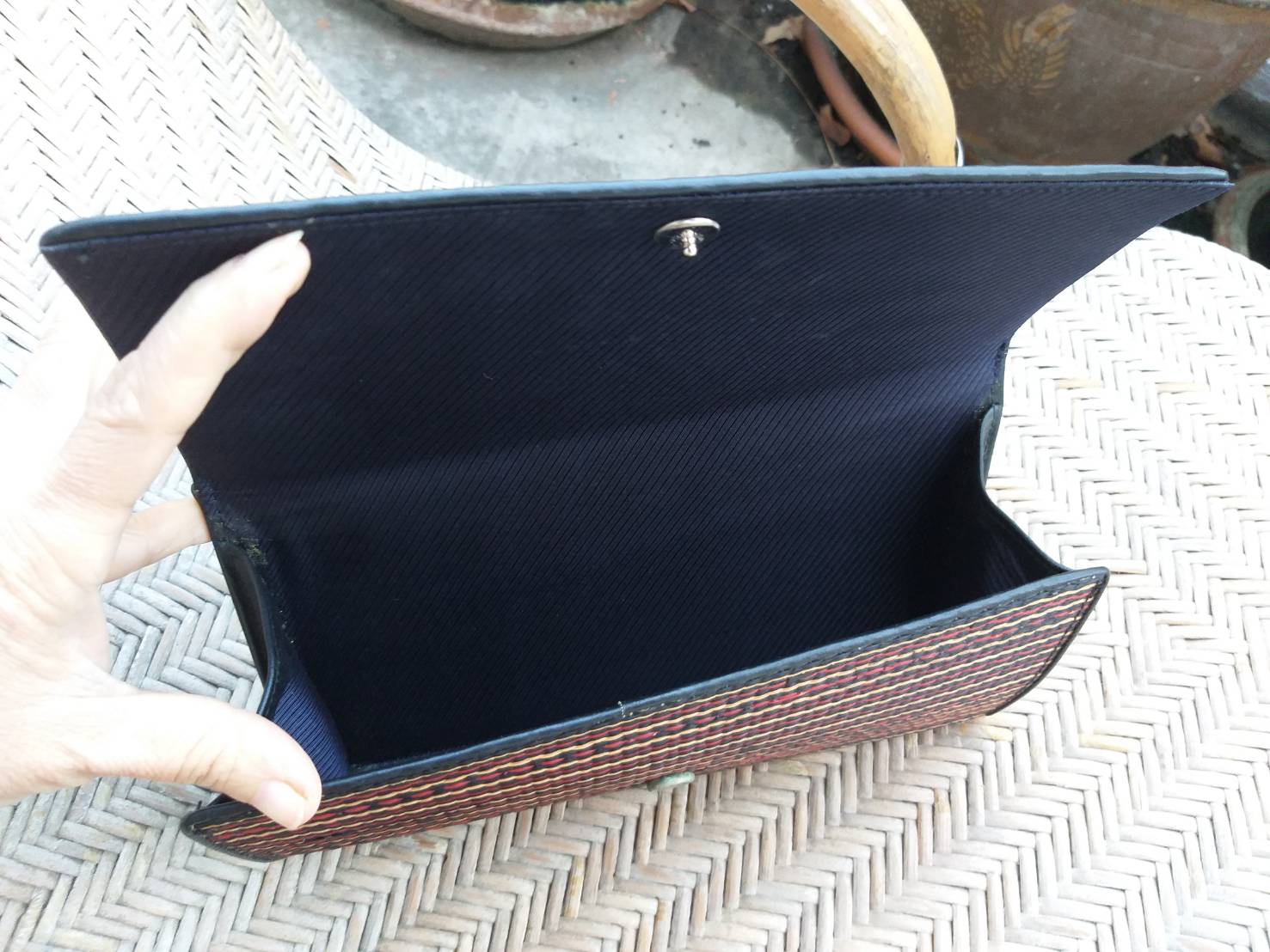 กระเป๋าเสื่อกก สวยน่าใช้มาก (ของใหม่)