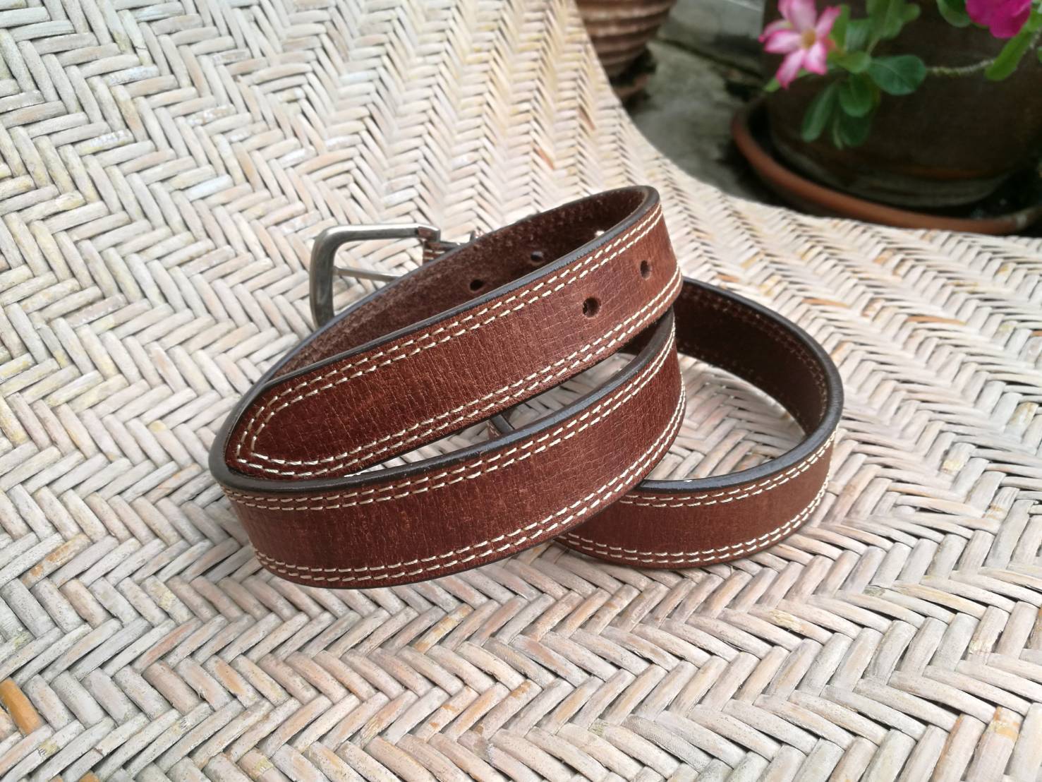 เข็มขัดชาย หนังแท้ หนังดีมากกกก