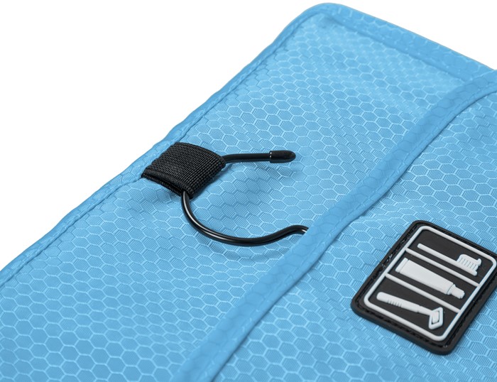 Bagsmart กระเป๋าใส่อุปกรณ์อาบน้ำ คุณภาพสูง ใส่อุปกรณ์อาบน้ำ แขวนได้ สำหรับเดินทาง ท่องเที่ยว (ฺLight Blue)