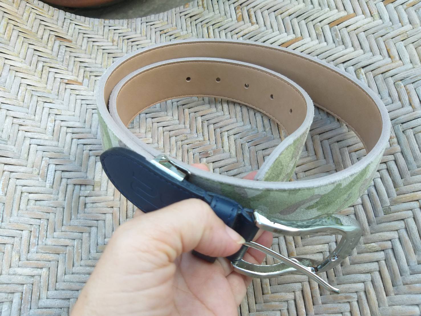 เข็มขัดชาย ลายพราง ROSASEN สวยมาก (ของใหม่)