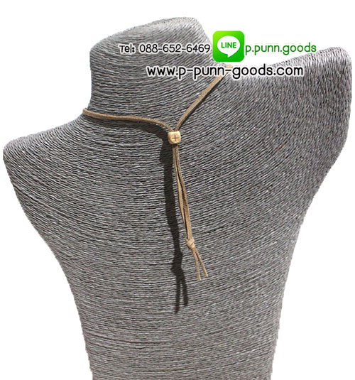 สร้อยหนังนิ่ม แก้วกาแฟวินเทจ ลายหัวใจคู่