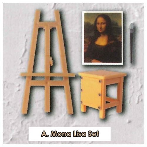 กาชาปองมาสคอทชุดวาดศิลปะ Miniature Art Set Mascot