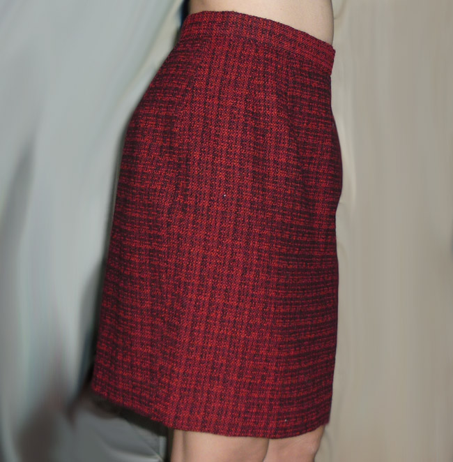 #2กระโปรงผ้าทอขนสัตว์ สวยมาก 25.5-37-19