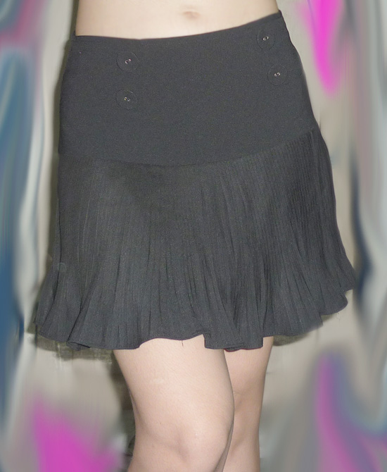 กระโปรงพลีทชายย้วย น่ารักมาก แบรนด์ gatta 28-35-13.5
