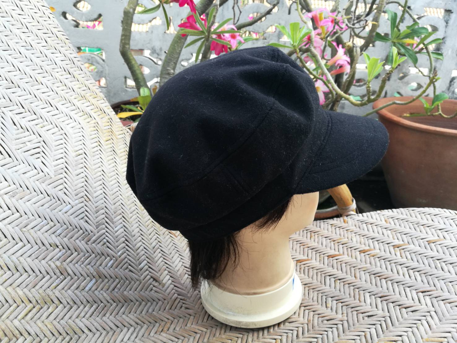 หมวกฟักทองผ้าสักหลาด GU สวยมากกกก (ของใหม่)