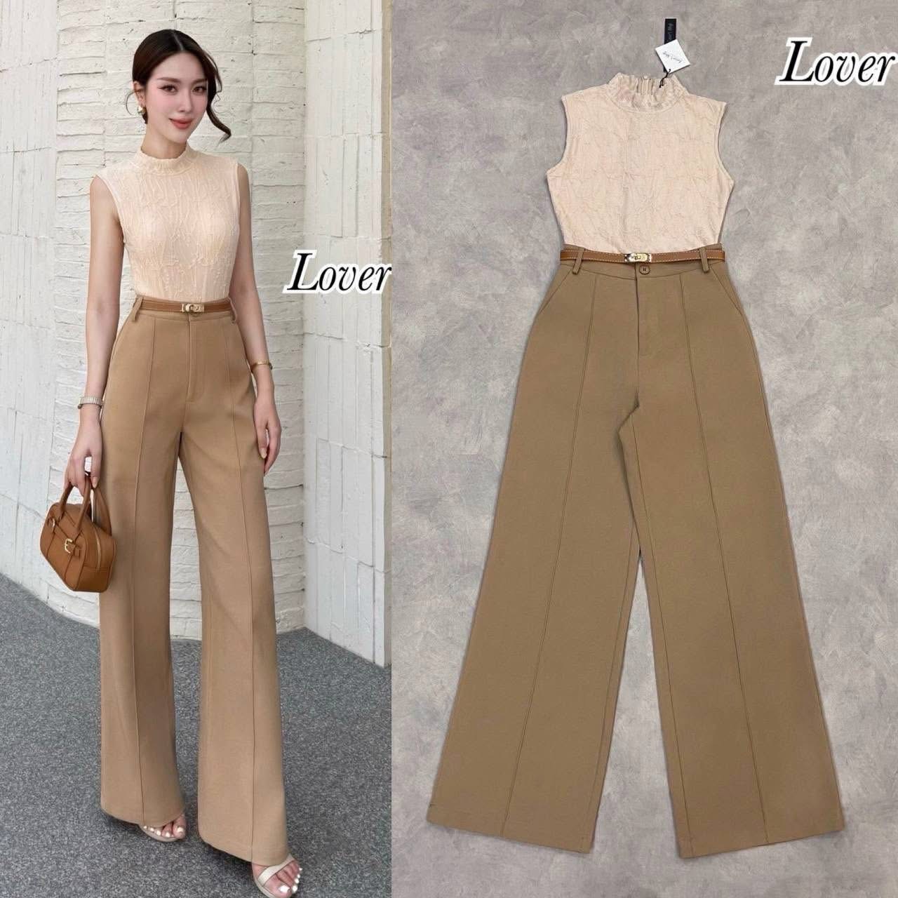Set.3ชิ้น เอวี่เดย์ลุค ใส่ง่ายใส่สวย ใส่ได้บ่อยค้า ได้เข็มขัดด้วยนะคะ เสื้อยืดทรงแขนกุด งานซิบหลัง เนื้อผ้าคัตตอลทอลายลูกไม้ ผ้ามีความนุ่มยืด ใส่สบายไม่รัดอึดอัดค่ะ มีซับใน มาพร้อมกางเกงเอวสูง ใส่สบาย : สินค้าคุณภาพ (พร้อมส่ง)
