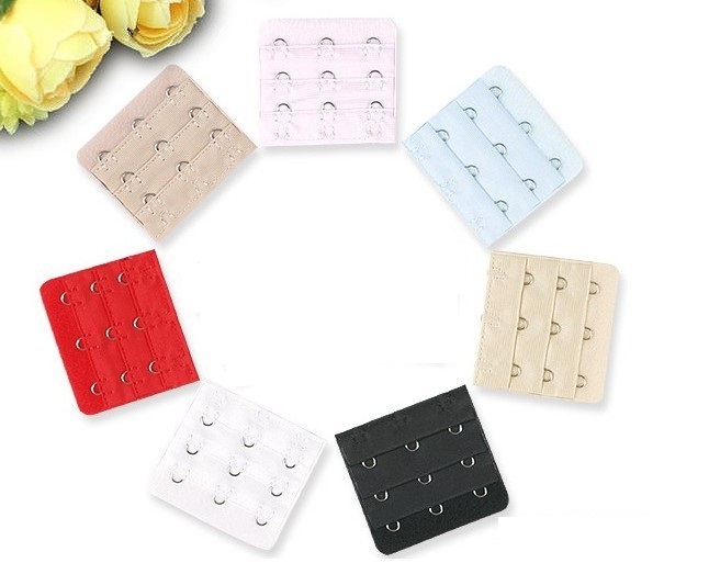 ตะขอเสื้อใน 3 แถว แผ่นต่อหลังเสื้อชั้นใน 3 ตะขอ สำหรับใส่ด้านหลังเสื้อใน เพิ่มขนาดรอบใต้อก