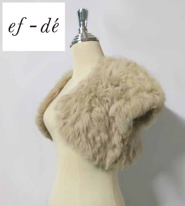 เสื้อคลุมขนกระต่ายแท้ ef-dé โครตนุ่ม โครตสวย