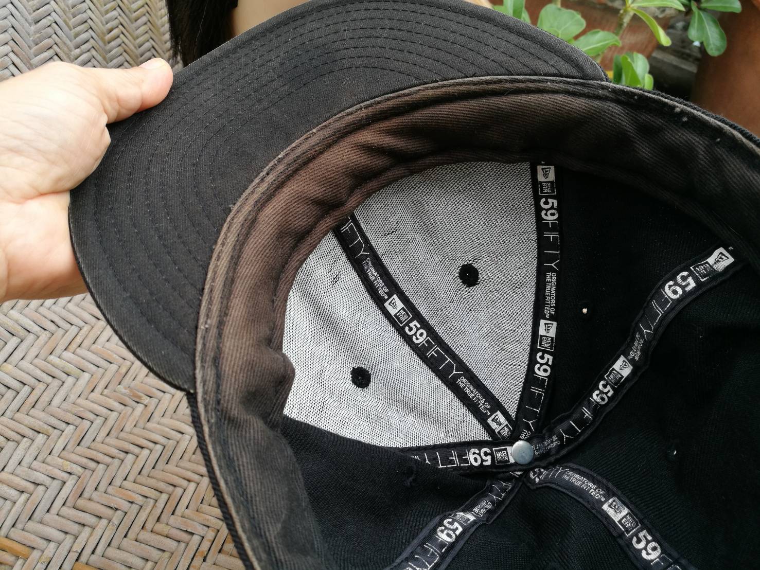 หมวกแก๊ปสีดำ NY NEW ERA ไซด์ใหญ่ 62cm