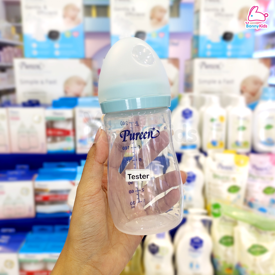 Pureen (เพียวรีน) SoftFlex PP Bottle Wide Neck ขวดนมคอกว้าง ซอฟท์เฟล็กซ์ (PP)