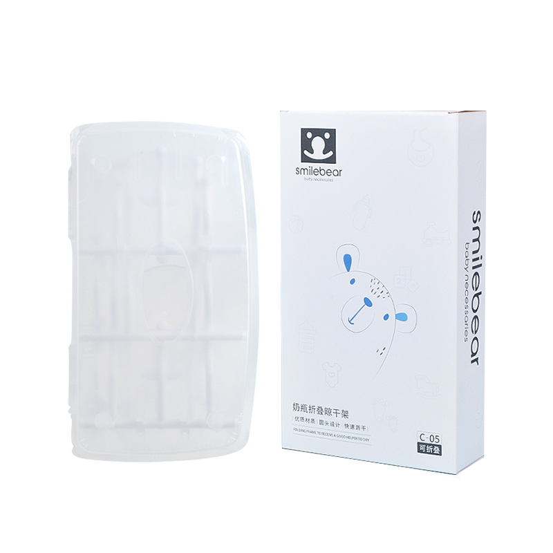 ที่คว่ำขวดนม ที่ตากขวดนม พับได้ วางขวดและอุปกรณ์หลังล้างเสร็จ พับพกพาง่าย NanaBaby Portable Bottle Dryer Rack