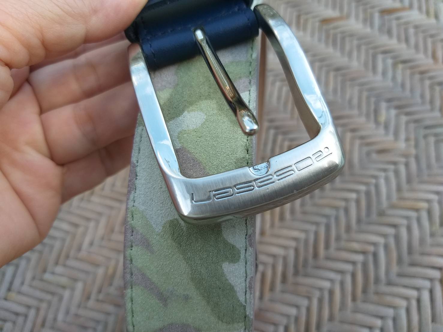 เข็มขัดชาย ลายพราง ROSASEN สวยมาก (ของใหม่)