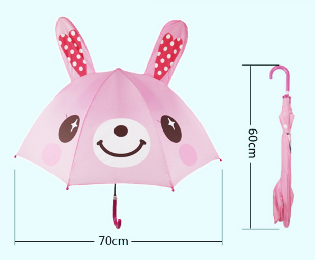 ร่มเด็กกันยูวี ร่มเด็กน่ารักๆ ร่มกันแดดของเด็ก ร่มเด็กผู้หญิง/ผู้ชาย มีชั้นในป้องกันรังสียูวี UV400 กันร้อน ลายการ์ตูน 3 มิติ สุดน่ารัก
