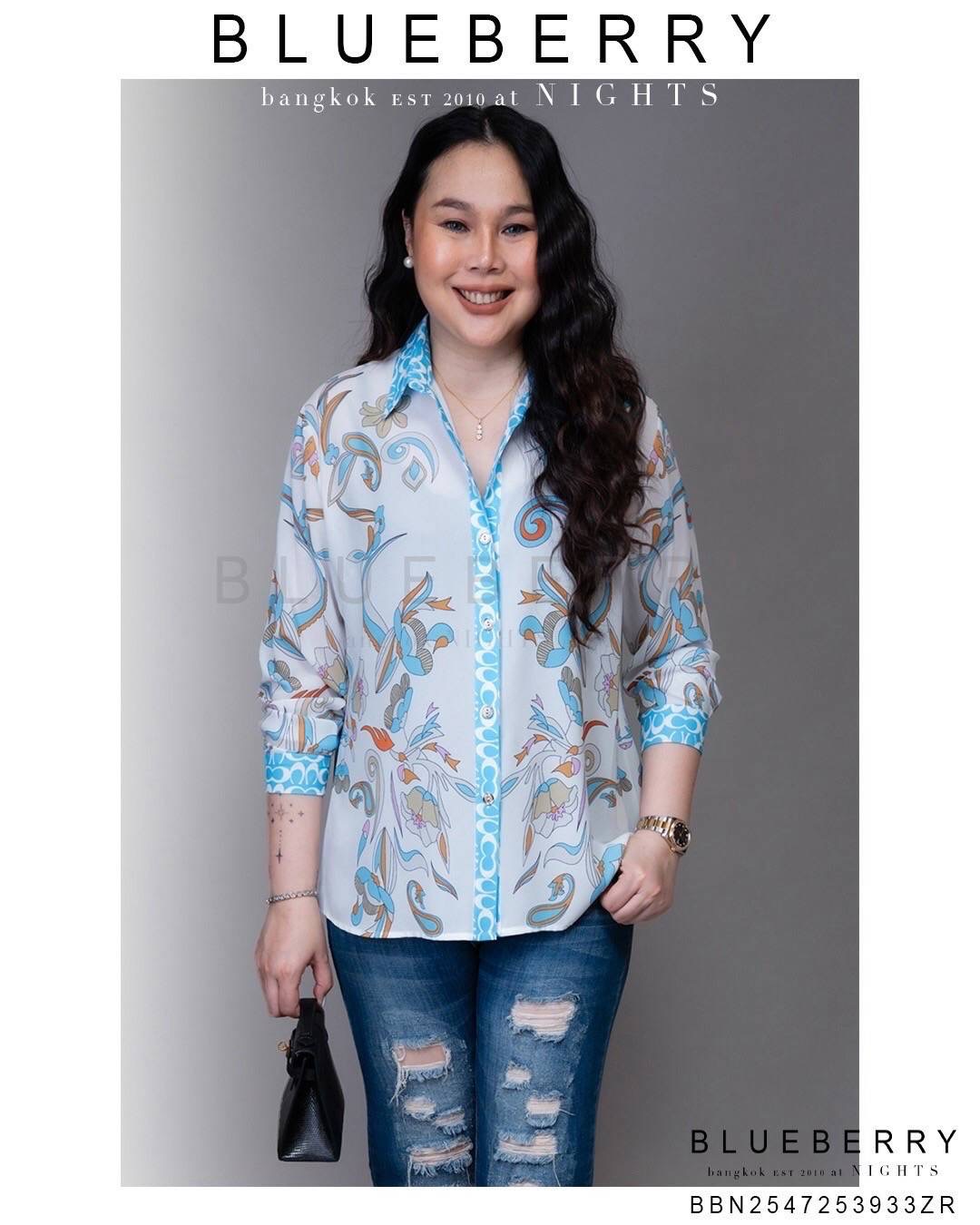 เสื้อเชิ้ต พรีเมียมทรงคลาสสิคตลอดกาลเชิ้ตแขนยาว พิมพ์ลายแบรนด์เนมไฮคลาส ใส่สบาย : สินค้าคุณภาพ (พร้อมส่ง)