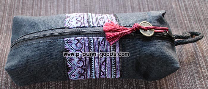 กระเป๋าดินสอผ้าชาวเขา