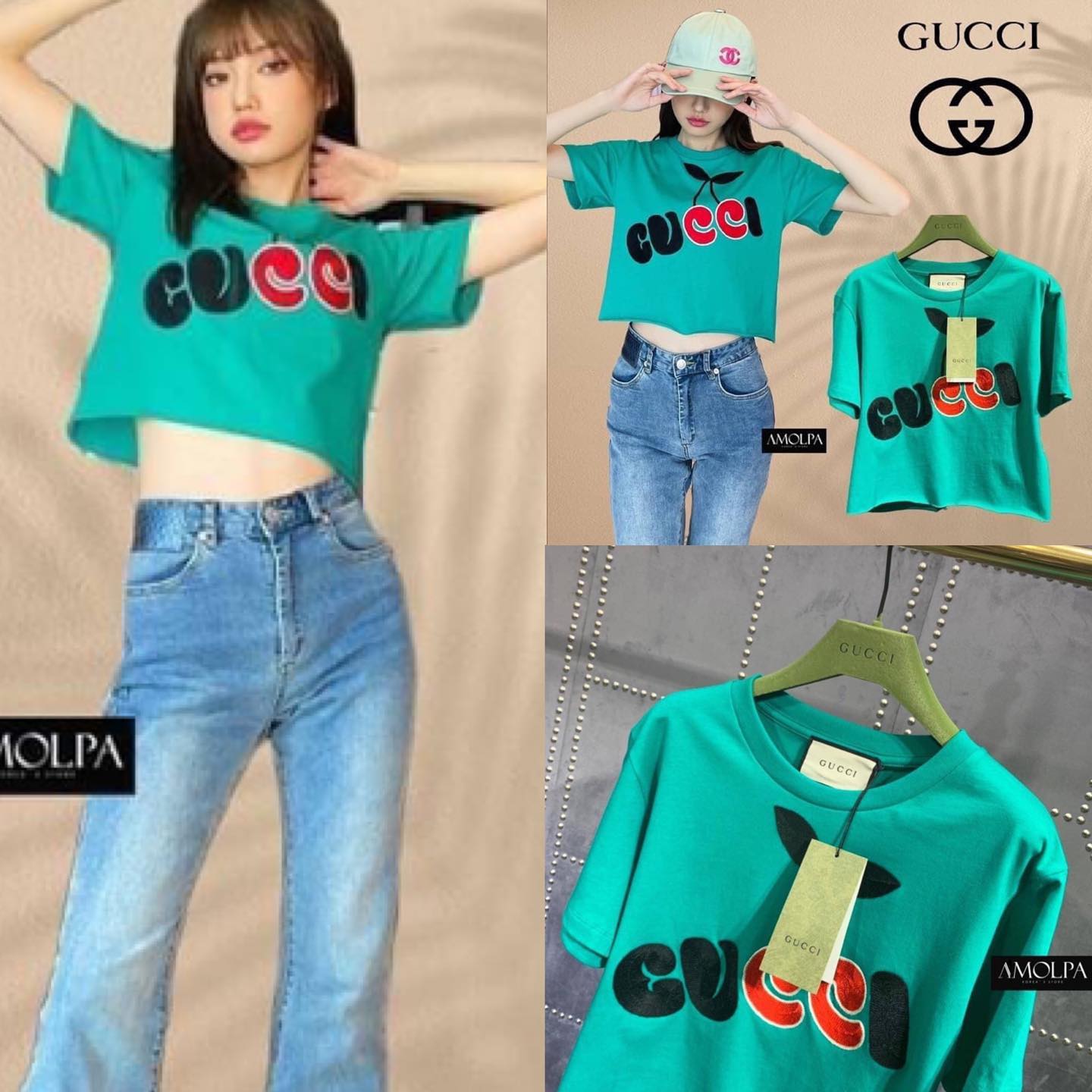 เสื้อยืด Collection ลายใหม่ งานปัก 3D CHERRY 2021SS งานน่ารักมาก ผ้าเด้งใส่สบายมากกกก ห้ามพลาดเลยนะคะ ใส่สบายสุดๆ : สินค้าคุณภาพ (พร้อมส่ง)