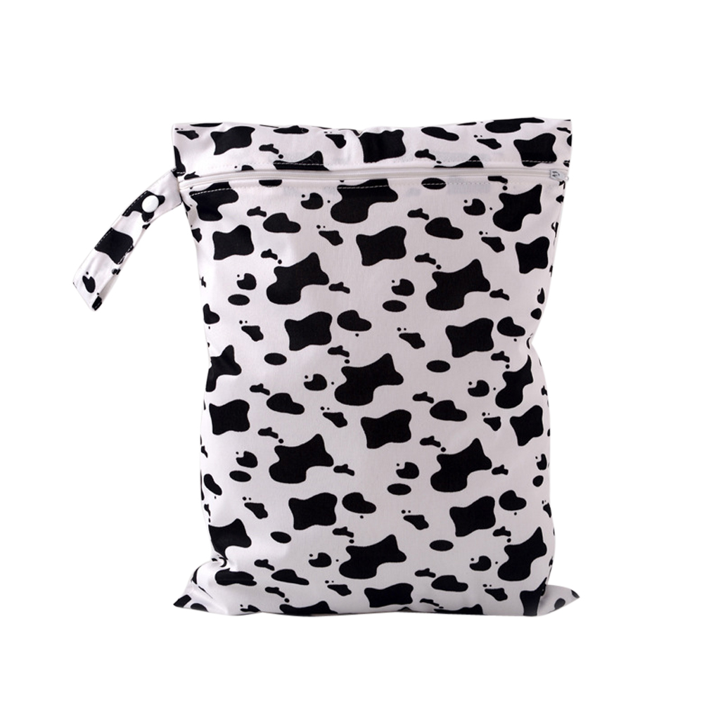กระเป๋าใส่ผ้าเปียก ถุงผ้าเปียก ใส่กางเกงผ้าอ้อมรอซัก Baby Wet Bag