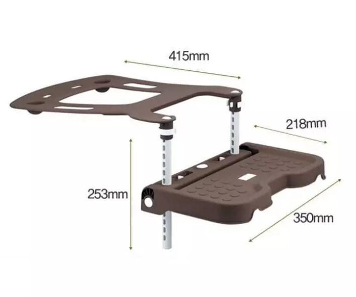 ที่วางเท้า carseat ที่วางเท้าคาร์ซีท ที่วางเท้าเสริม ที่พักขาคาร์ซีท - Knee Protection Carseat Footrest