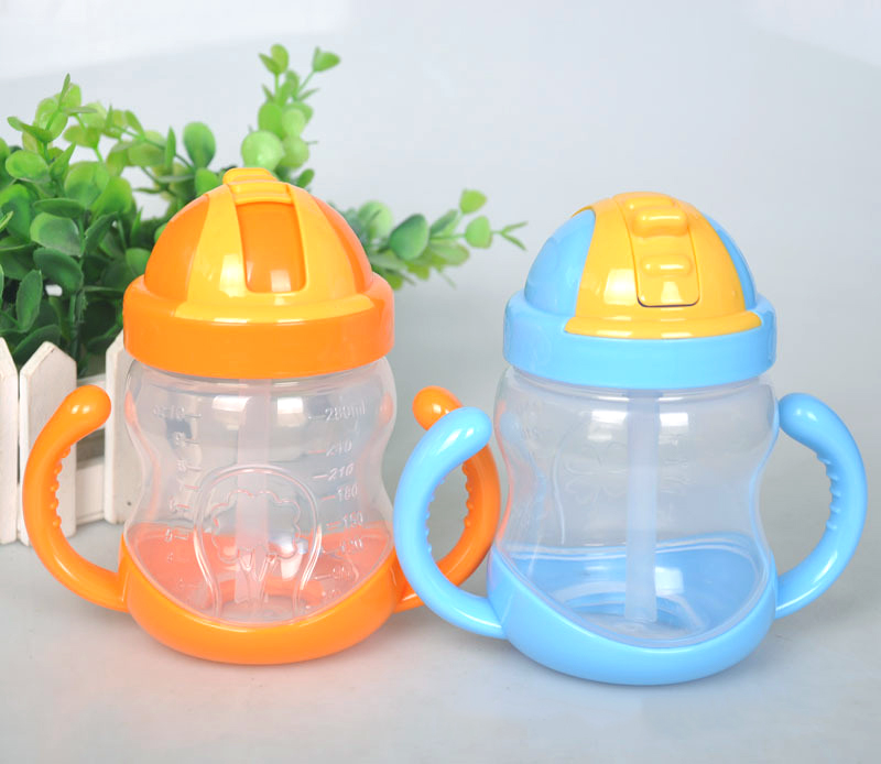 ถ้วยหัดดื่ม NanaBaby ขวดดูดน้ำเด็ก หลอดดูดมีลิ้นกันสำลัก BPA-Free (6 m+)