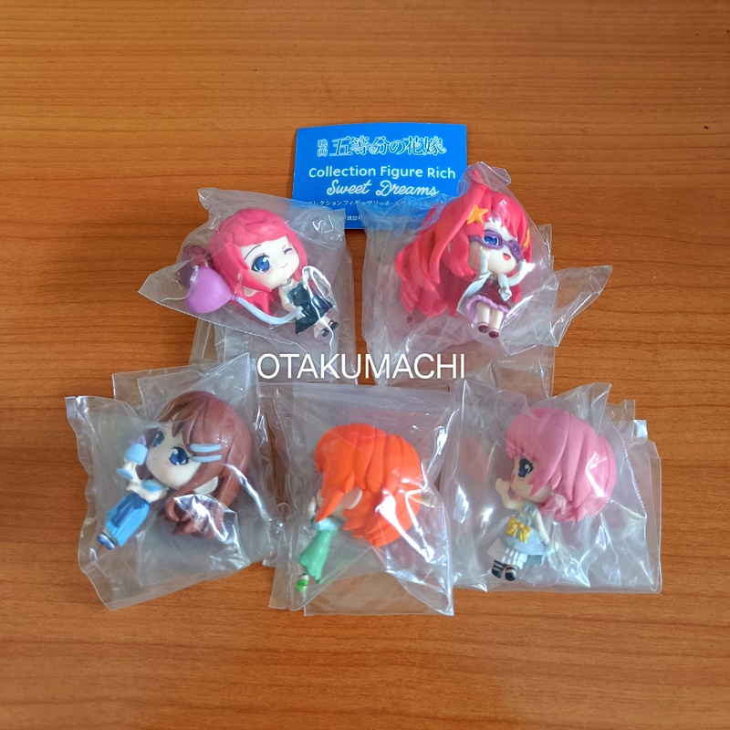กาชาปองตัวการ์ตูนเจ้าสาวผมเป็นแฝดห้า Movie The Quintessential Quintuplets Collection Figure Rich Sweet Dreams