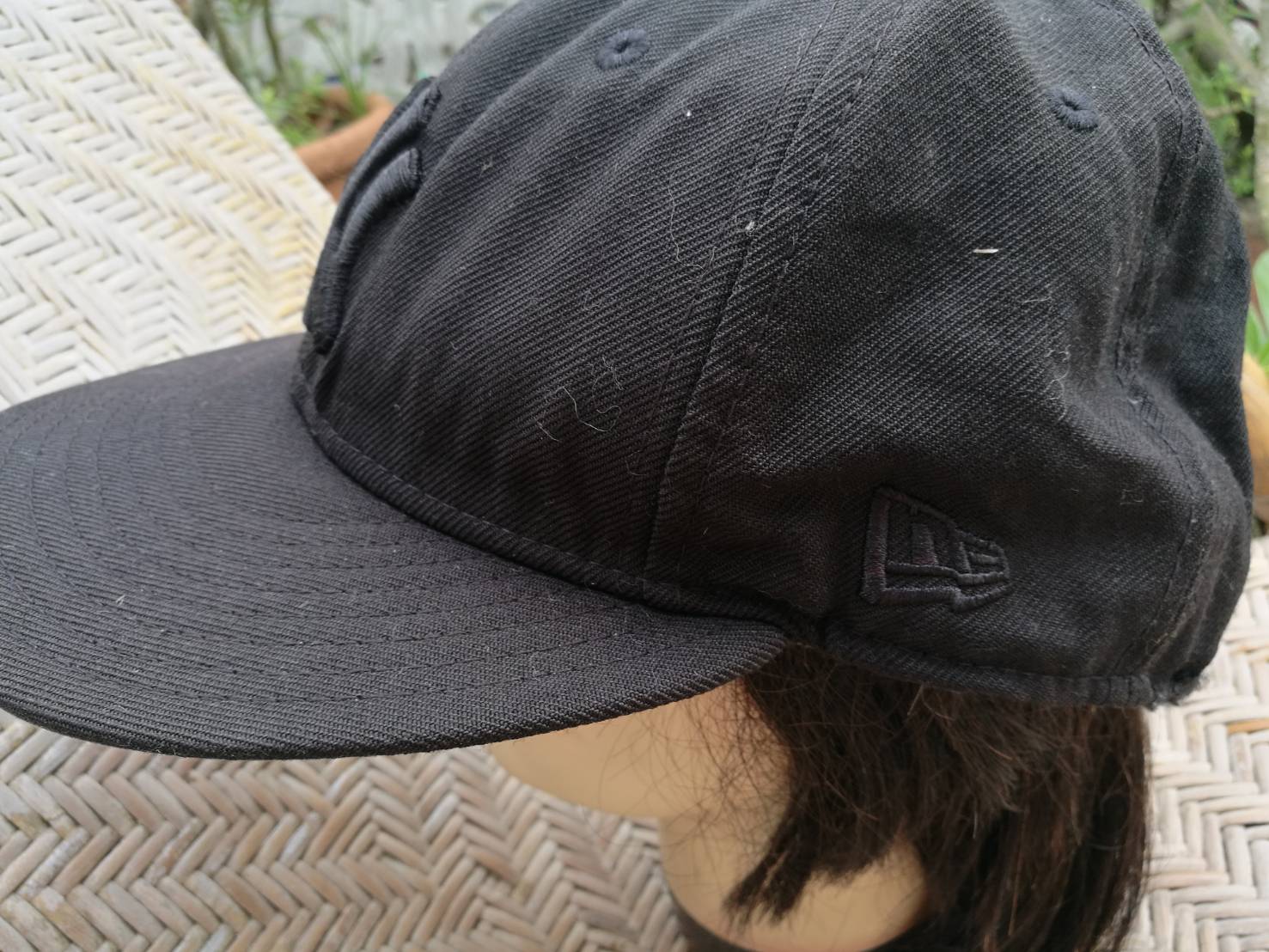 หมวกแก๊ปสีดำ NY NEW ERA ไซด์ใหญ่ 62cm